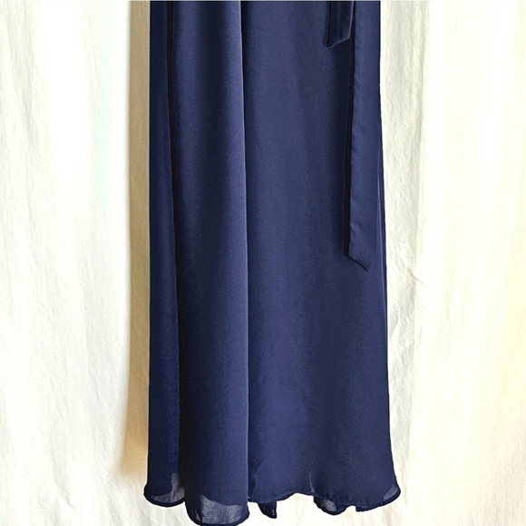 🇨🇦 Aritzia Babaton Lexia Short Sleeve Chiffon Wrap Maxi Dress - Picture 5 of 16